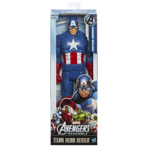 Marvel Avengers Assemble Titan Hero Series Captain America Figure, 12-Inch Marvel Avengers Assemble Titan Hero Series Captain America Figure, 12-Inch