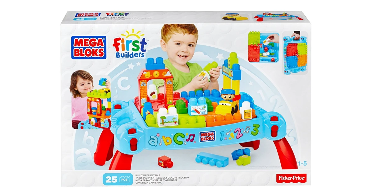 Shalati: Mega Bloks Build 'n Learn Table Building Set | Amman, Jordan