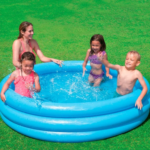 Intex Pool Inflatable Crystal Blue Vinyl 1.68 m x 38 cm Intex Pool Inflatable Crystal Blue Vinyl 1.68 m x 38 cm