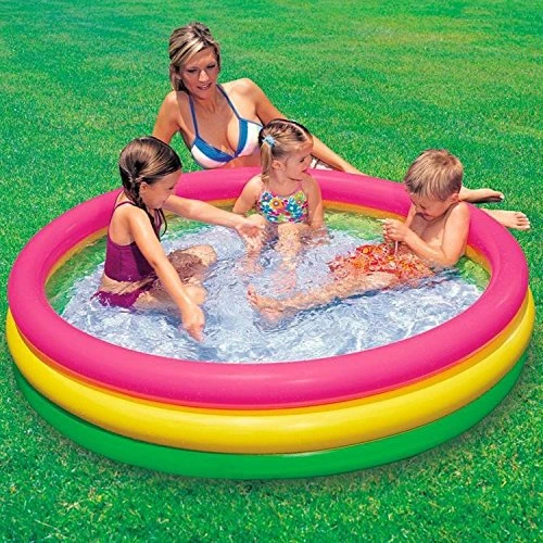 Intex 3 Ring Pool Multi Color 114 cm X 25 cm - Intex - Image 3