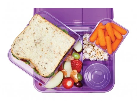 Sistema Bento Colored Lunch Box 1.65L - Purple - Sistema - Image 2