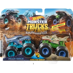 Hot Wheels | Monster Demo Doubles Trucks 2 Pack