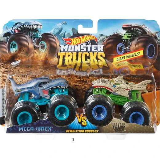 Hot Wheels | Monster Demo Doubles Trucks 2 Pack
