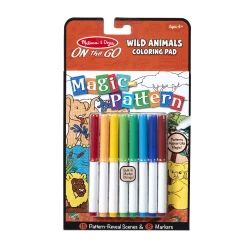 Melissa &amp; Doug On The Go Magic Pattern Pad  - Wild Animals