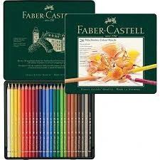 Faber Castell Polychromos Colour Pencil, Tin Of 24 - Faber Castell - Image 4