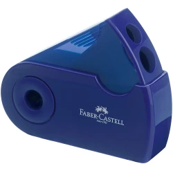 Faber Castell Sleeve Double Hole Sharpener Box, Blue
