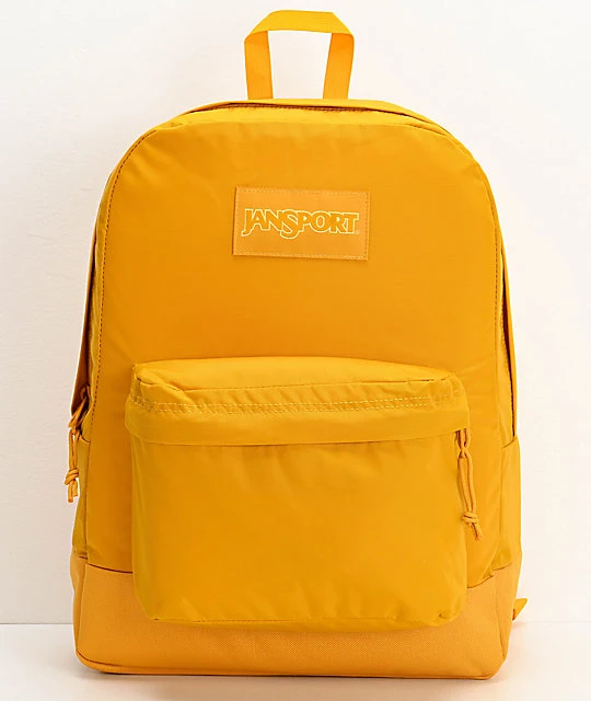 JanSport Superbreak Mono English Mustard Backpack