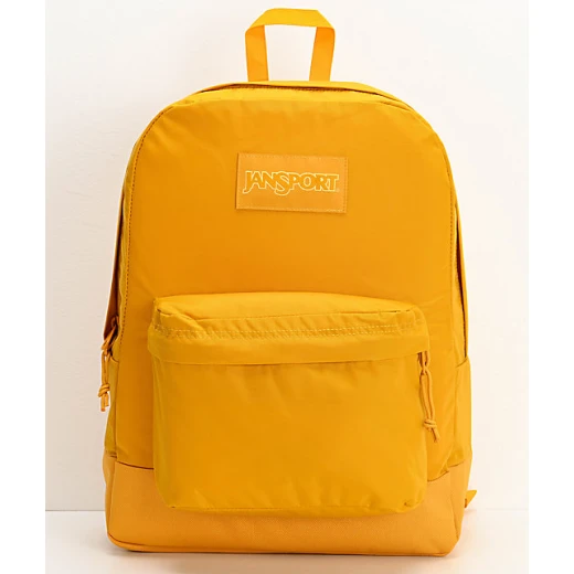 JanSport Superbreak Mono English Mustard Backpack JanSport Superbreak Mono English Mustard Backpack