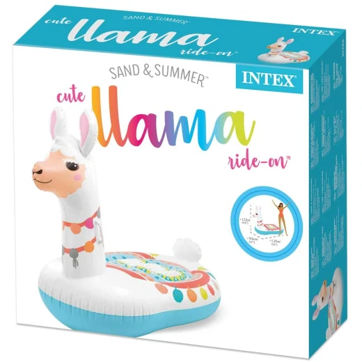 Intex Rides-On Lama Mattress, With Hand Holder - Intex - Image 3