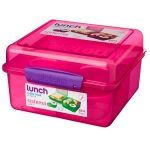 Sistema Lunch Cube Max With Yogurt 2L, Pink - Sistema