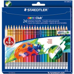 Staedtler Noris Club 144 Erasable Colored Pencils, Pack of 24