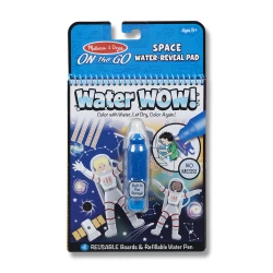 Melissa &amp; Dough Water Wow! Space Water-Reveal Pad - On the Go Travel Activity