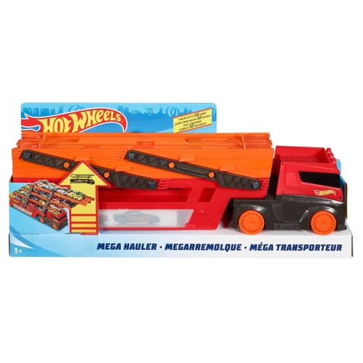Hot Wheels Mega Hauler with Storage for up to 50 1:64 scale cars ages 3 Hot Wheels Mega Hauler with Storage for up to 50 1:64 scale cars ages 3