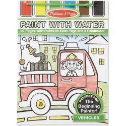 Melissa &amp; Doug Paint With Water, Vehicles Design