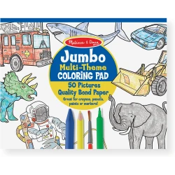 Melissa &amp; Doug Jumbo Coloring Pad in Blue [Set of 3]