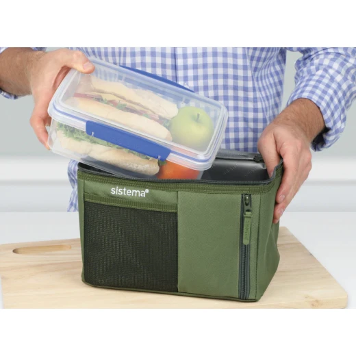 Sistema Mega Fold Up Cooler Bag - Military Green - Sistema - Image 2