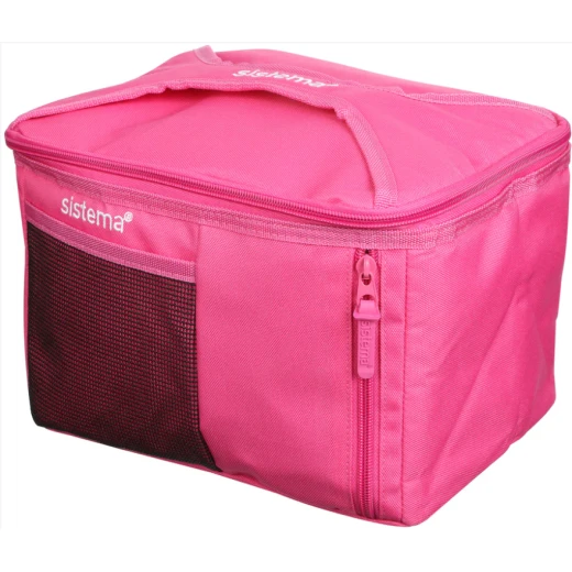 Sistema Mega Fold Up Cooler Bag - Pink - Sistema - Image 2