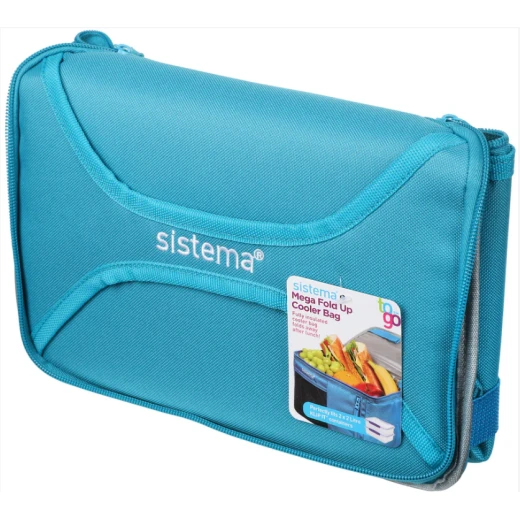 Sistema - Mega Fold Up Cooler Bag - Turquoise Sistema - Mega Fold Up Cooler Bag - Turquoise