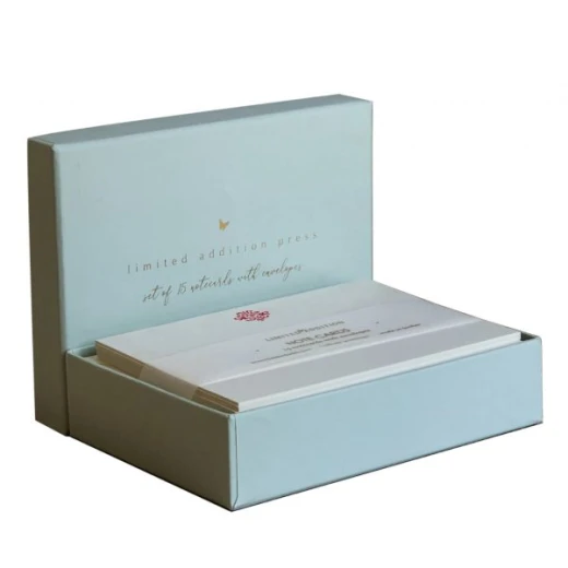 Boxed Notecards – Crimson Ornament