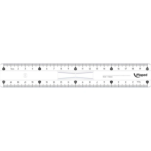 Maped Start Flat Ruler 20 cm Maped Start Flat Ruler 20 cm