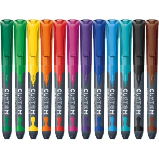 Permanent Marker Custom, Plastic Case Of 12 Pcs - Maped - Image 3