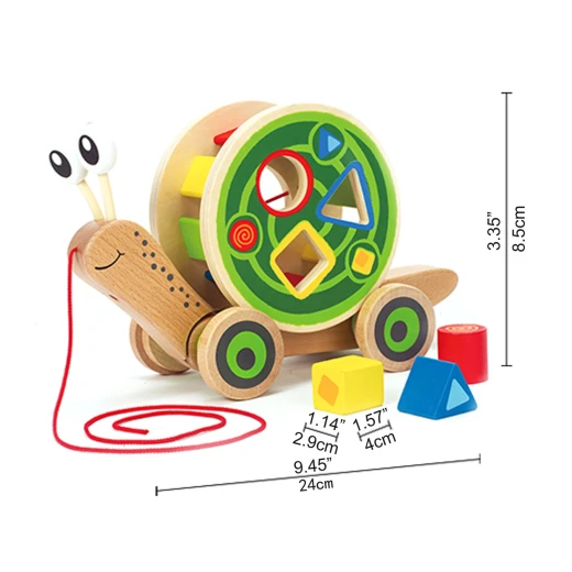 Hape Walk-A-Long Snail - Hape - Image 5