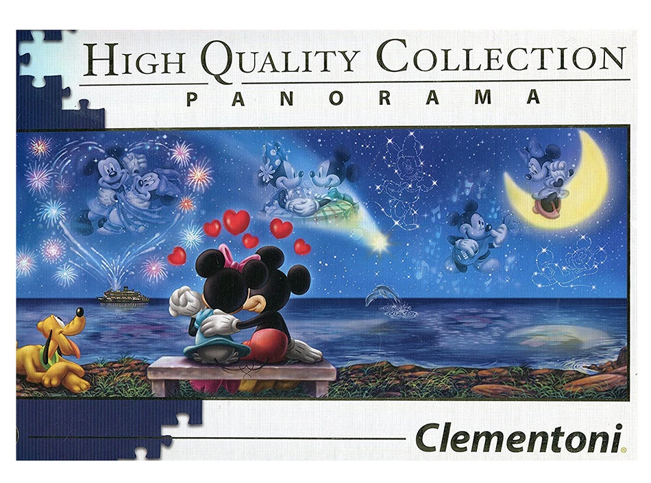 Clementoni Puzzle, Disney Classic Mickey and Minnie Design, 1000 Pieces
