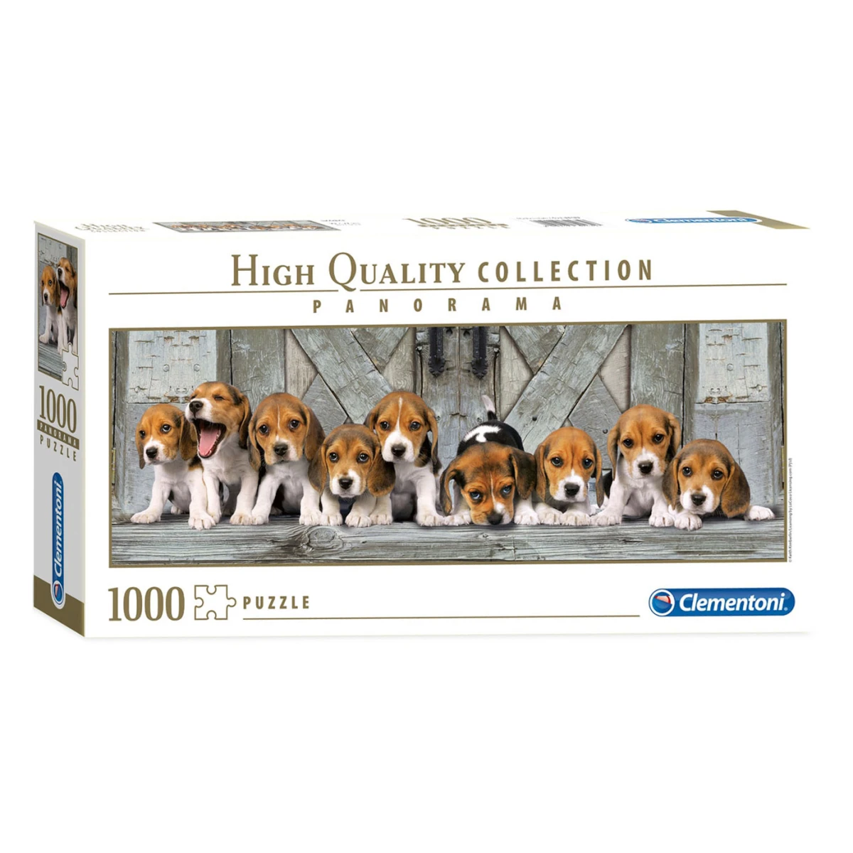 Clementoni Panorama Puzzle Beagles Design, 1000 Pieces