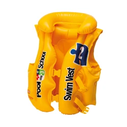 Intex Deluxe Pool Buoyancy Swim Jacket, Yellow Color