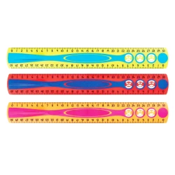 Maped Kidy Grip Ruler, Assorted Color, 30 Cm
