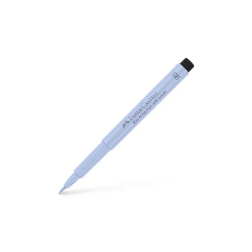 Faber Castell Pitt Artist Pen Soft Brush India Ink Pen, Light Indigo, 10 Pieces Faber Castell Pitt Artist Pen Soft Brush India Ink Pen, Light Indigo, 10 Pieces