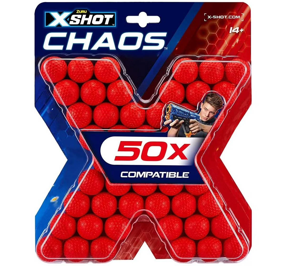 X-shot Chaos, 50 Dart Balls Refill