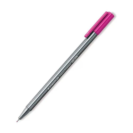 Staedtler Triplus Fineliner Marker Pen, 0.3 mm, Dark Mauve Staedtler Triplus Fineliner Marker Pen, 0.3 mm, Dark Mauve