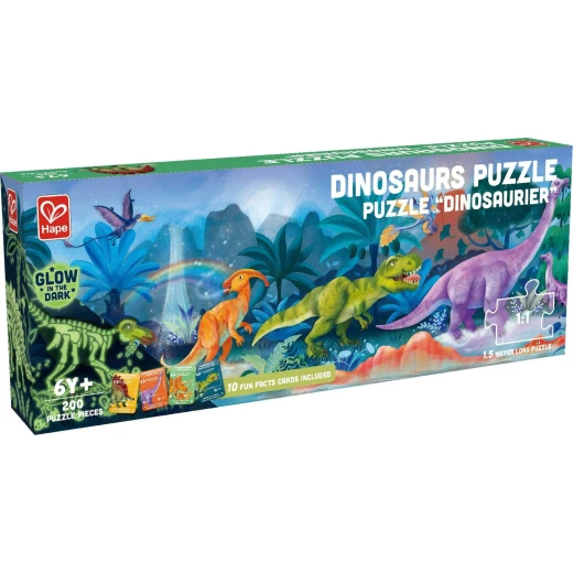 Hape Dinosaurs Puzzle - Glow In The Dark Hape Dinosaurs Puzzle - Glow In The Dark