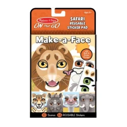 Melissa &amp; Doug Make-A-Face- Safari Reusable Sticker Pad