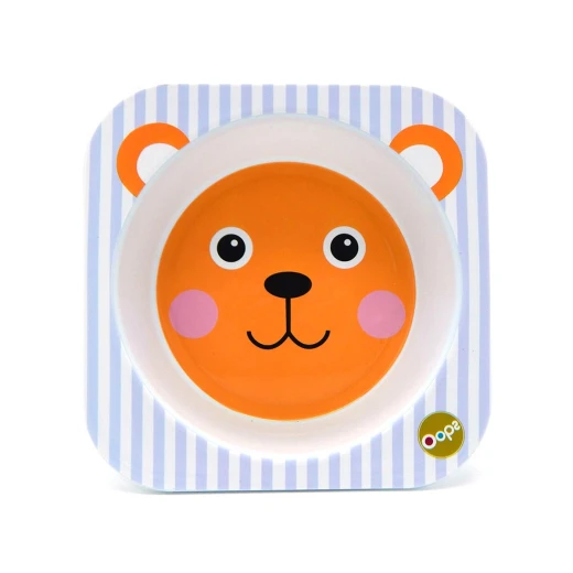 Oops Plastic Plate, Bear Design Oops Plastic Plate, Bear Design
