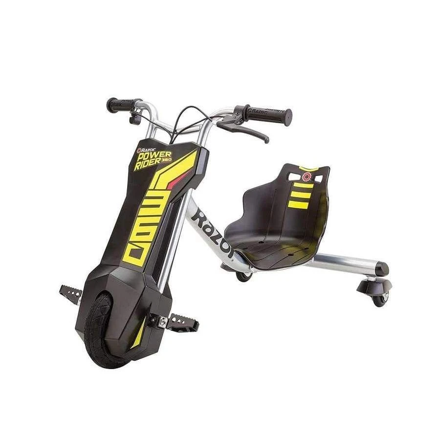 Razor Power Rider Electric Scooter, 360 Black