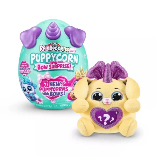 Rainbocorns Puppycorn Bow Series, Collectible Plush Stuffed Animal Rainbocorns Puppycorn Bow Series, Collectible Plush Stuffed Animal