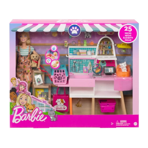 Barbie | Doll and Pet Boutique Playset