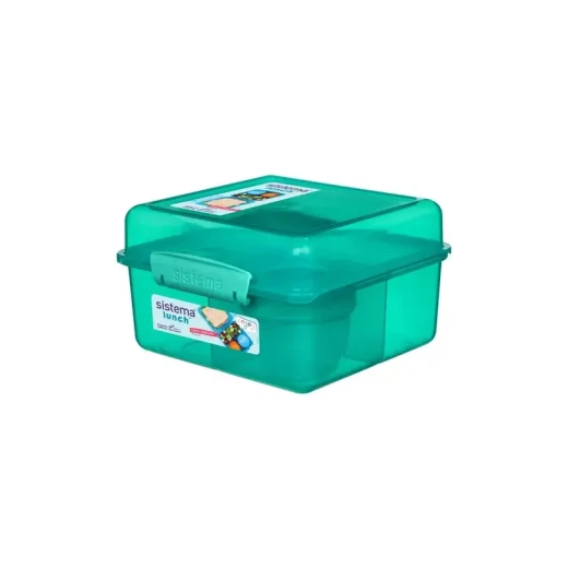 Sistema Lunch Cube Max With Yogurt 2L, turquoise Sistema Lunch Cube Max With Yogurt 2L, turquoise