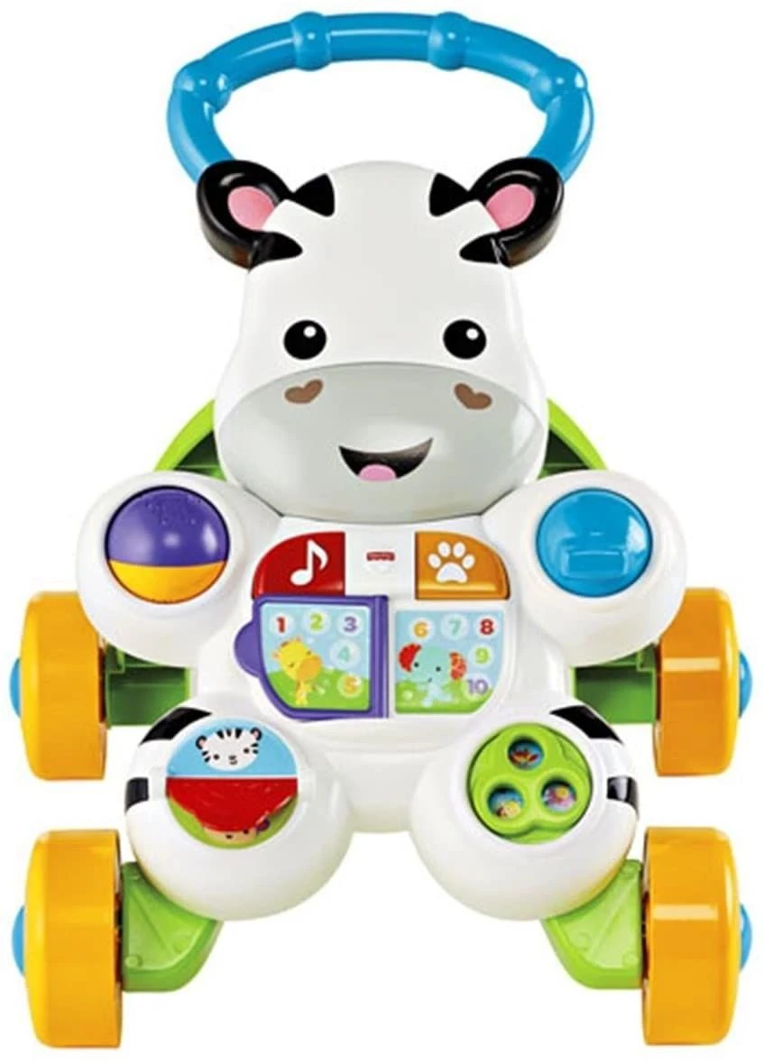 Fisher-Price First Steps Talking Zebra Baby Walker