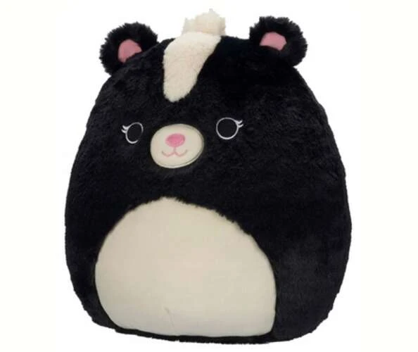 Squishmallows 12" Stackable Selma Fuzzamallow Skunk