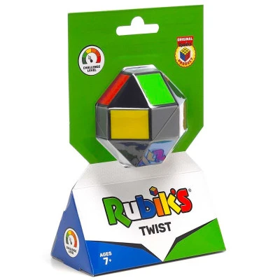 Rubik’s Twist, Colourful Fidget 3D Puzzle Toy, Bend and Twist into Shapes, Objects and Animals