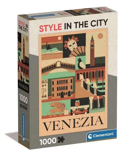 Clementoni Puzzle Style In The City - Venezia - 1000 pieces