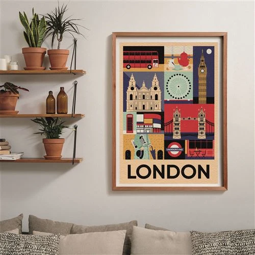 Clementoni Puzzle Style In The City - London - 1000 pieces - Clementoni - Image 2