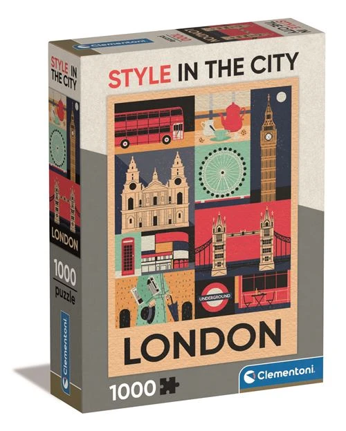 Clementoni Puzzle Style In The City - London - 1000 pieces