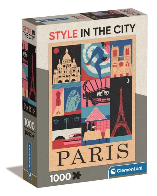 Clementoni Puzzle Style In The City - Paris - 1000 pieces