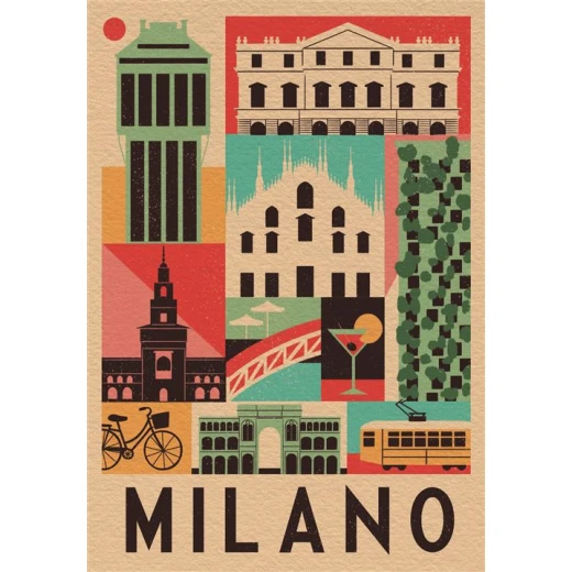 Clementoni Puzzle Style In The City - Milano - 1000 pieces - Clementoni - Image 2