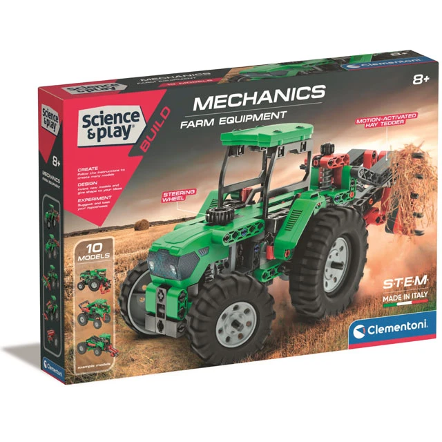 Clementoni Science and Play: Mechanics Lab - Farm Vehicles