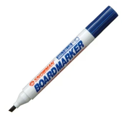 Snowman BG12T White Board Marker Chisel Blue
